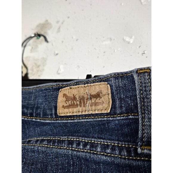 Levis Womens 529 Curvy Bootcut Denim Blue Jeans Size 12L Long Casual Boot Cut - Picture 3 of 11